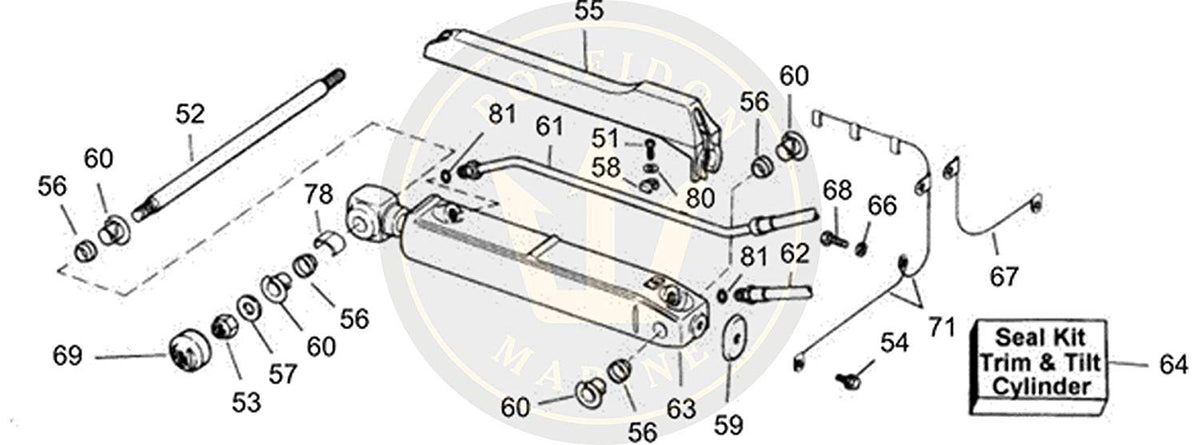 Tuyau Hydraulique De Garniture Pour Volvo Penta SX & Cobra - Références 985616, 3853856 - Neuf Garantie 1 An