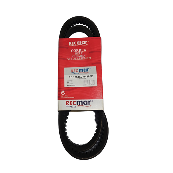 Recmar® Alternator Belt for Yanmar 4JH4-E/CE replaces 25152-04300E