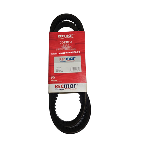 Recmar® alternator belt for Yanmar 1GM, 1GM10 replaces 128170-77350