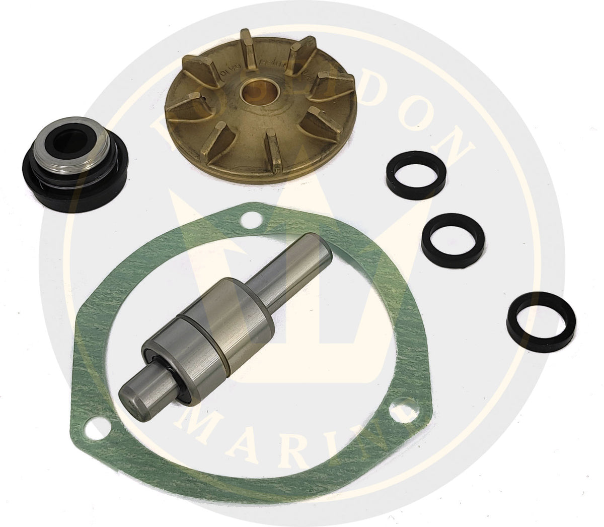 Repair Kit For Volvo Penta / Jabsco Sea Water Pump - Single Bearing, Part #855722 / 22740-0351