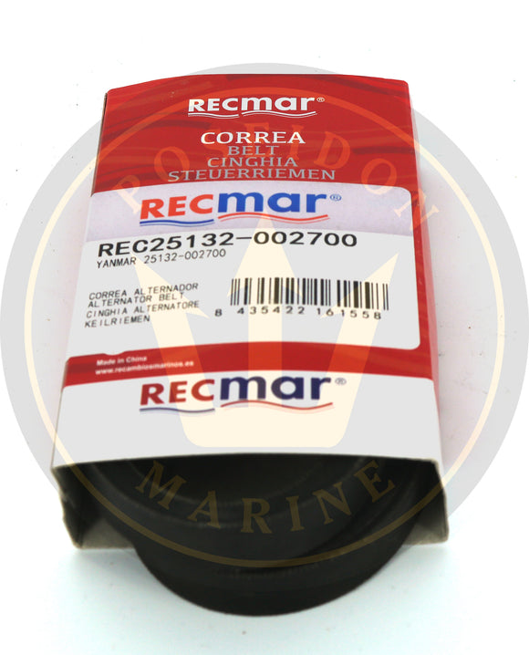 Recmar® Belt for Yanmar 6GH series replaces 25132-002700
