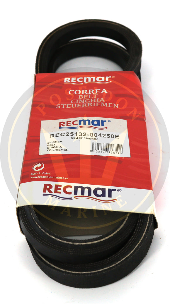 Recmar® alternator belt for Yanmar 6CX RO: 25132-004250