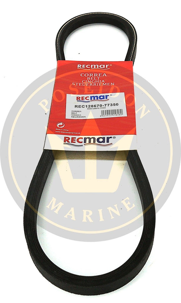 Recmar® alternator Belt for Yanmar 2GM20, 3GM30, 3HM replaces 128670-77350