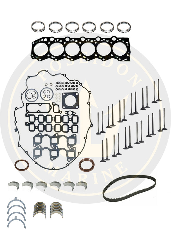 Overhaul kit for Yanmar 6LP 24-valve RO : 119770-00250 119771-00211 119771-00220
