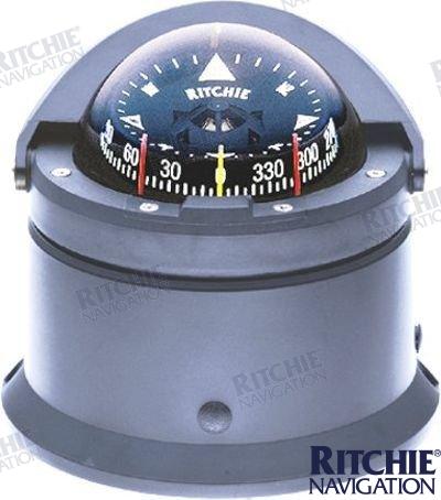 Ritchie Voyager Compass D-85 Deck Mount (BLACK)
