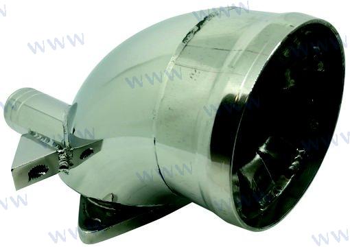 Stainless steel elbow for Yanmar 4LH-STE