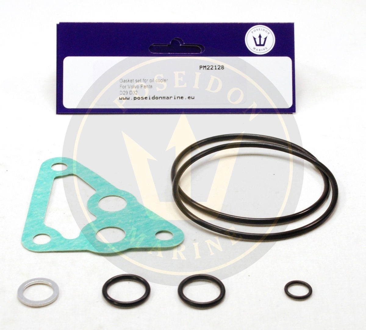 Oil cooler seal kit for Volvo Penta AQD27 MD27 AQD29 AQD29A MD29 MD29A