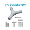 "Y" CONNECTOR -POLYAMIDE- 19 MM.