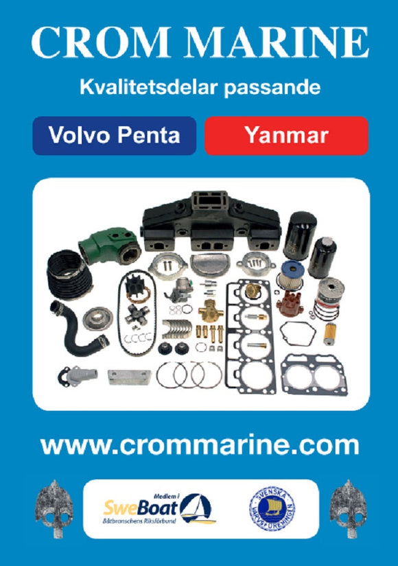 Sweden - Direct replacement parts for Volvo Penta and Yanmar by Crom Marine