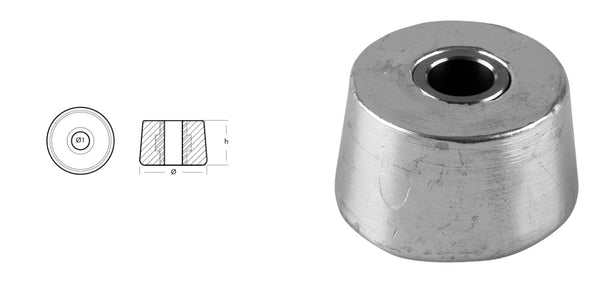 Tecnoseal® 02528 아연 양극 세척기 Hamilton Jet HJ274/292/362 112657