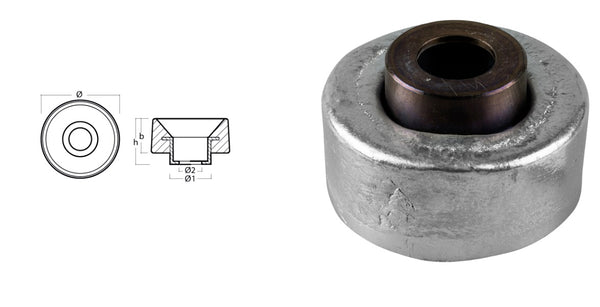 Tecnoseal® 02531 아연 양극 세척기 Hamilton Jet HJ391 105764