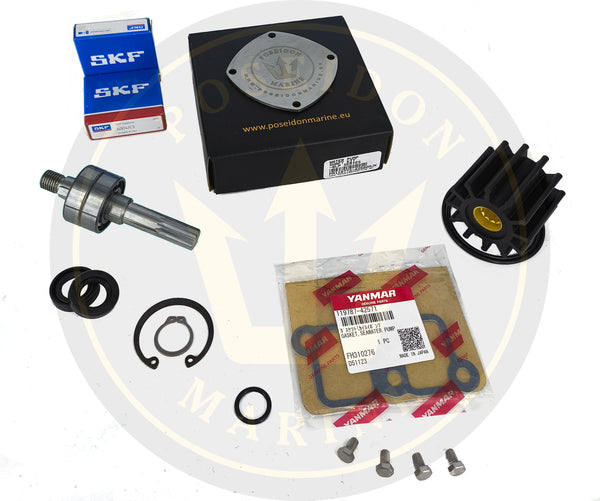 Kit albero pompa acqua Yanmar 6LP PoseidonMarine® 119773-42500 10-24493-01