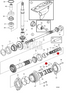 Kit guarnizioni per Volvo Penta DPH-D DPH-E DPI-A DPR-D RO: 23553896