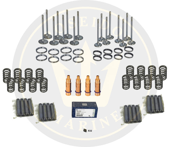 Комплект за ремонт на цилиндрова глава Volvo Penta D4 3884015 3884010 3580890 3580888