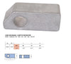 Recmar® 실린더 블록 F150 F250 F300용 알루미늄 양극 (부품 번호 63P-11325-01 대체품)