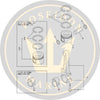 Recmar® 로드 베어링 (모든 사이즈) 얀마 6LP 6LPA MARK 2-MARK 6
