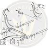Power Trim Cilindro circlip fine coperchio coperchio per Volvo Penta SX-M RO: 0778214 3857522