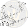 Recmar® Hydraulische slang Volvo Penta SX-M OMC Cobra Port UP 3853857