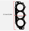 Recmar® Cylinder head gasket for Yamaha 63D-11181-A2 40HP 50HP 1995+
