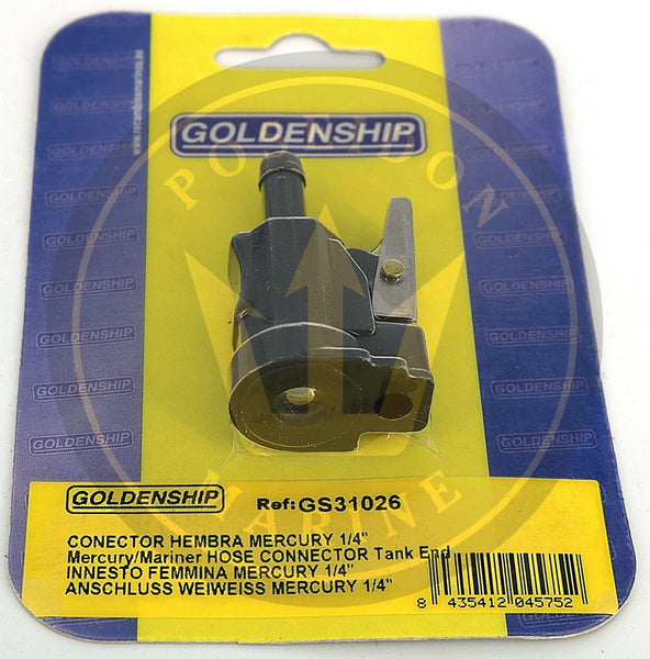 Goldenship® brandstofaansluiting Mercury Marine tankuiteinde 22-142131 1/4"