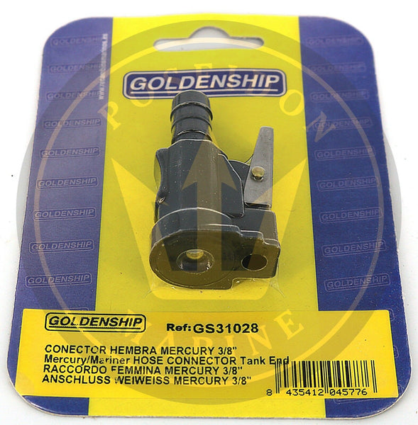 Goldenship® fuel connector for Mercury & Mariner tank end 10mm 22-13563T-3