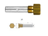 Tecnoseal® 02021/1T 亜鉛陽極棒ペンシル Caterpillar 3500シリーズ 116-7011 プラグ付き 7/16インチ UNF
