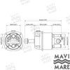 Mavi Mare® Hydraulic Helm Pump GM3-MRA GS41070