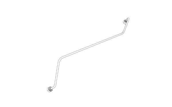 Volvo Penta® fuel delivery pipe D4 D6 3582796 injection pump to rail