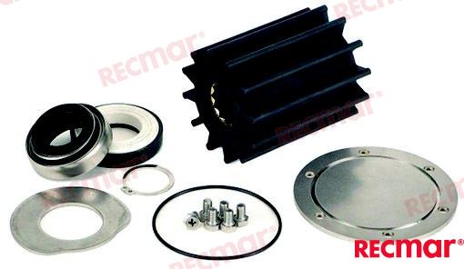 Recmar® Reparatieset zeewaterpomp voor Volvo Penta D6 21419376 ronde afdekking