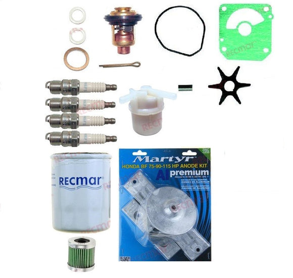Recmar® Service Kit for for Honda BF75D BF90D
