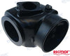 Recmar® Stainless Steel Exhaust Elbow for Volvo Penta D6-300 to D6-435 22948847