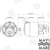 Mavi Mare®  Hydraulic Helm Pump GM2-MRA03 GS41073