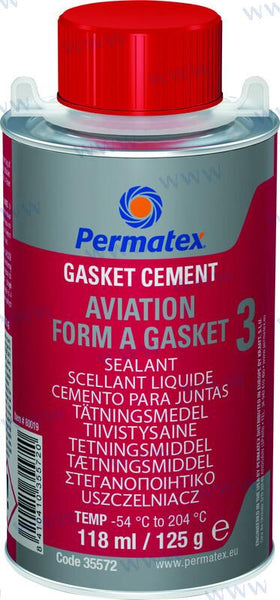 Permatex® 35572 Form-A-pakning nr. 3 til luftfart, 118 ml