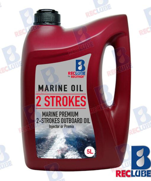 Recmar® Premium 2-takt buitenboordmotor mengolie TW-W3 5L fles