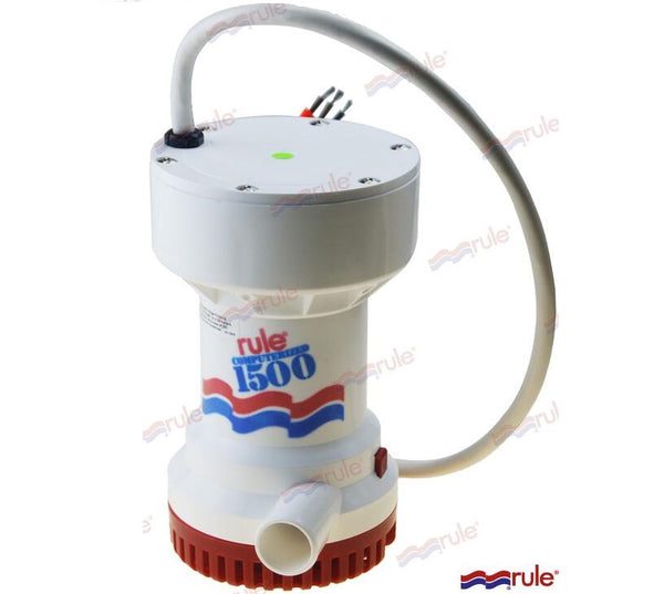 Rule® Bilge Pump 1.500GPH 12V Automatic RU51S