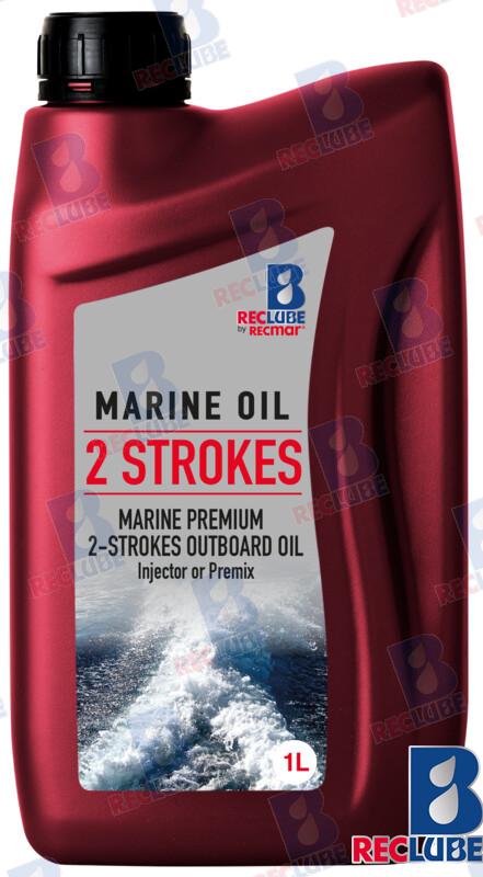Recmar® Premium 2-Stroke marine outboard mixing oil TW-W3 1L bottle ...