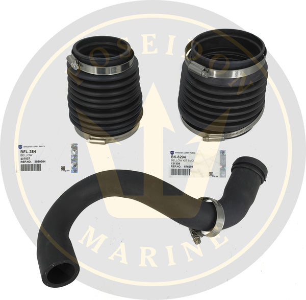 Kit de soufflets SLP® pour Volvo Penta DP-G DPX-A 3860384 876294 876632