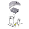 Recmar® aluminium anode kit for Johnson Evinrude V4 392123 433458