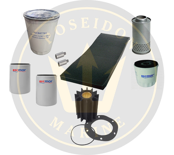 Recmar® Volvo Penta TAMD63 szervizkészlet 3825038 21492771 847741 3827069 3887761