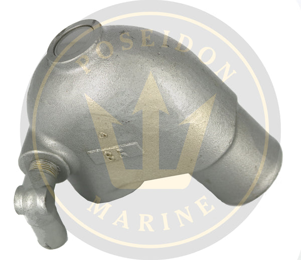 Recmar® Kipufogó könyök Yanmar GM HM sorozathoz 124070-13520 104214-13521