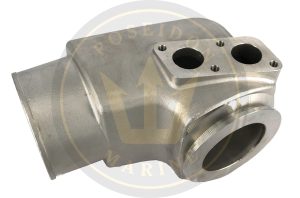 Recmar® Stainless steel Exhaust Elbow for Volvo Penta Diesel 859963 31 & 41 Series