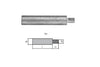 Tecnoseal® 02023 亜鉛アノード Caterpillar D336 D343 D379 プラグなし 6L2289
