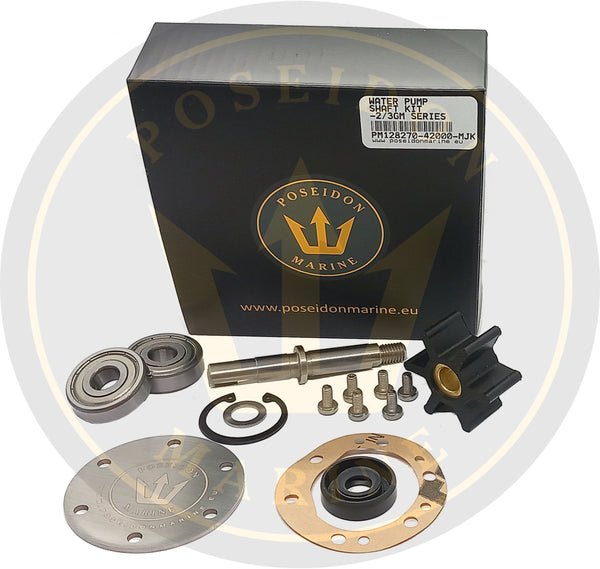 PoseidonMarine® Water pump shaft kit Yanmar 2GM 3GM pump 128270-42000