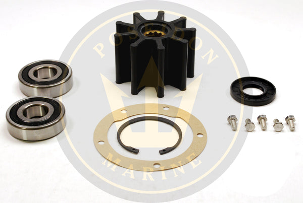 PoseidonMarine® ウォーターポンプキット Volvo Penta TAMD40A TAMD40B AQAD40A AQAD40B TMD40C 875712 F8B-9
