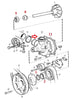 Circulation pump repair kit for Volvo Penta D41 D42 D43 D44 similar to 876794 876544
