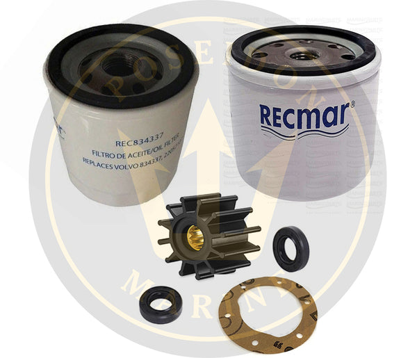 Recmar® 볼보 펜타 2003T 서비스 키트 829913 834337 876555 21972908