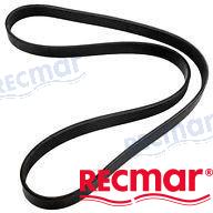 Recmar® Compressor Serpentine Belt For Volvo Penta D4 D6 replaces 21407026
