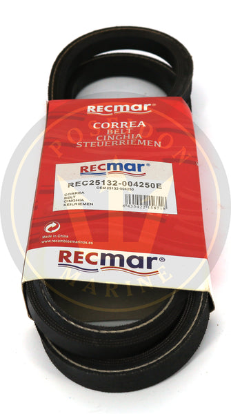 Cinghia alternatore Recmar® per Yanmar 6CX RO: 25132-004250