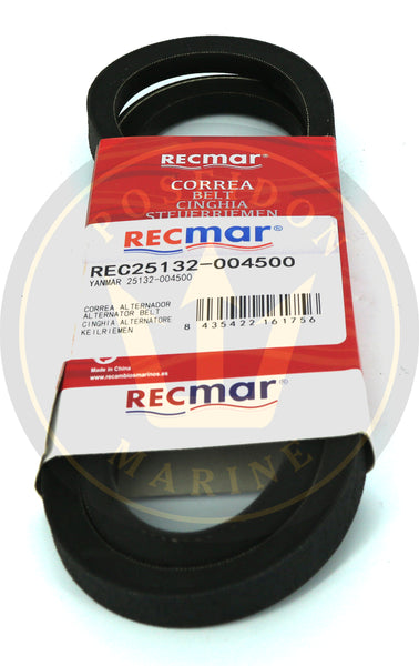 Recmar® Dynamo-riem voor Yanmar 3JH2 3JH25A 3JH3 4JH 25132-004500