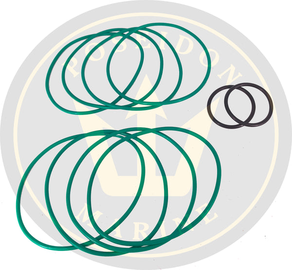 Recmar® tömítőkészlet hőcserélőhöz MerCruiser CMD QSD 2.8L 4.2L 896332126